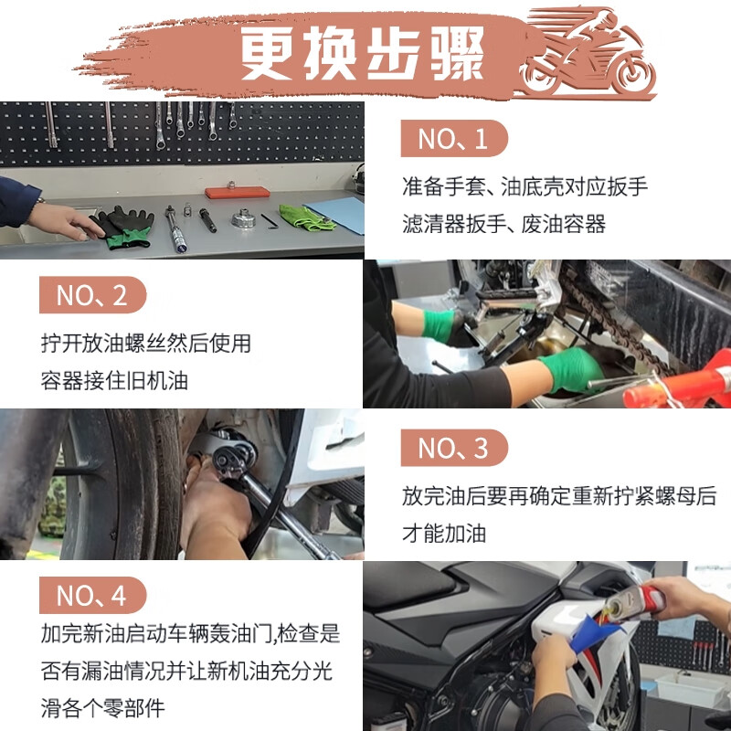 Edward Shell Motorcycle Oil Fully Synthetic Motorcycle Lubricant 10w-50 SN Grade 1L Love Series