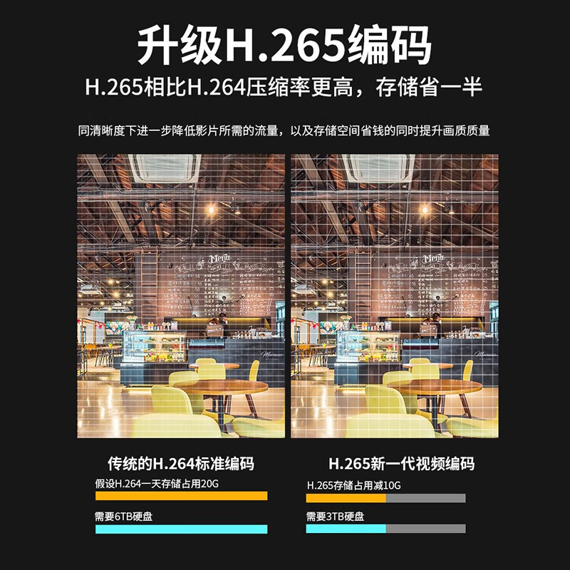 Seetong solution monitoring set 4 million wired POE powered HD night vision home outdoor waterproof camera store commercial mobile phone remote 11-way set (4 million poe full color dual light) without hard drive (need to bring your own hard drive) 4 million pixels 4mm focal length