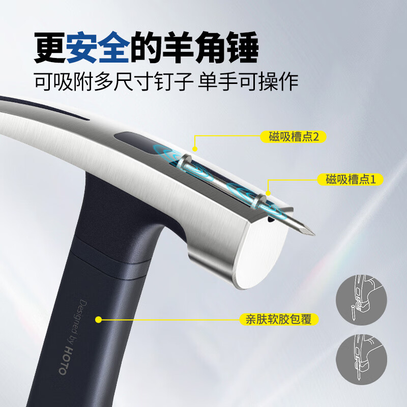 HOTOHOTO hand tools household box repair car network cable pliers vise tape measure wrench hammer measuring tool