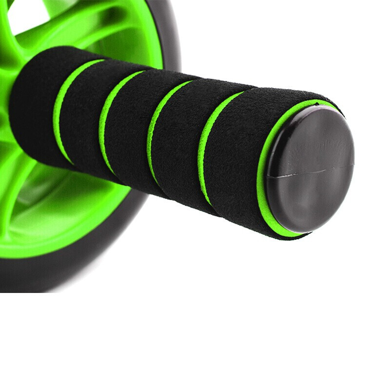 Huajunyu abdominal fitness wheel for men, anti-slip double-wheeled abdominal muscle wheel, abdominal belt kneeling pad, women's abdominal fitness device, home fitness equipment set, double-wheel abdominal fitness wheel + anti-slip kneeling pad