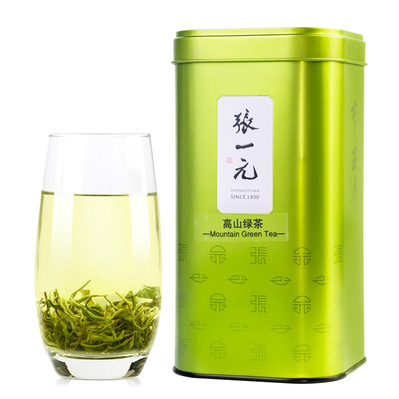 Zhang Yiyuan Tea 2025 Rain Green Tea First Grade Alpine Green Tea Canned 300g
