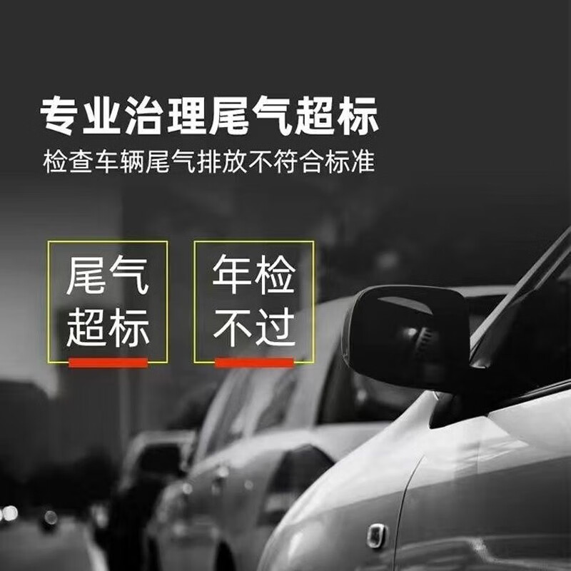 Parketop Diesel Vehicle Smog Exhaust Treatment Fluid Removes Black Smoke Annual Inspection Special Smoke Eliminator Three-Yuan Fuel Injector Cleaning Two Bottles (Special for Electronic Injection Vehicles)
