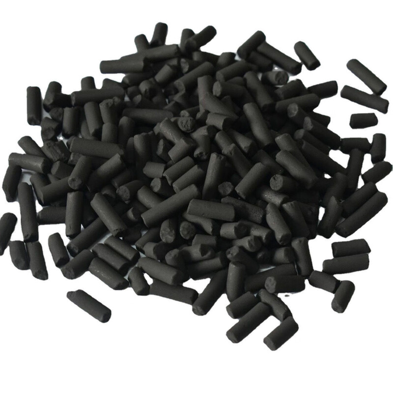 Industrial activated carbon bulk columnar granular waste gas sewage treatment spray painting room water purification coconut shell activated carbon 25KG high quality columnar carbon 6mm