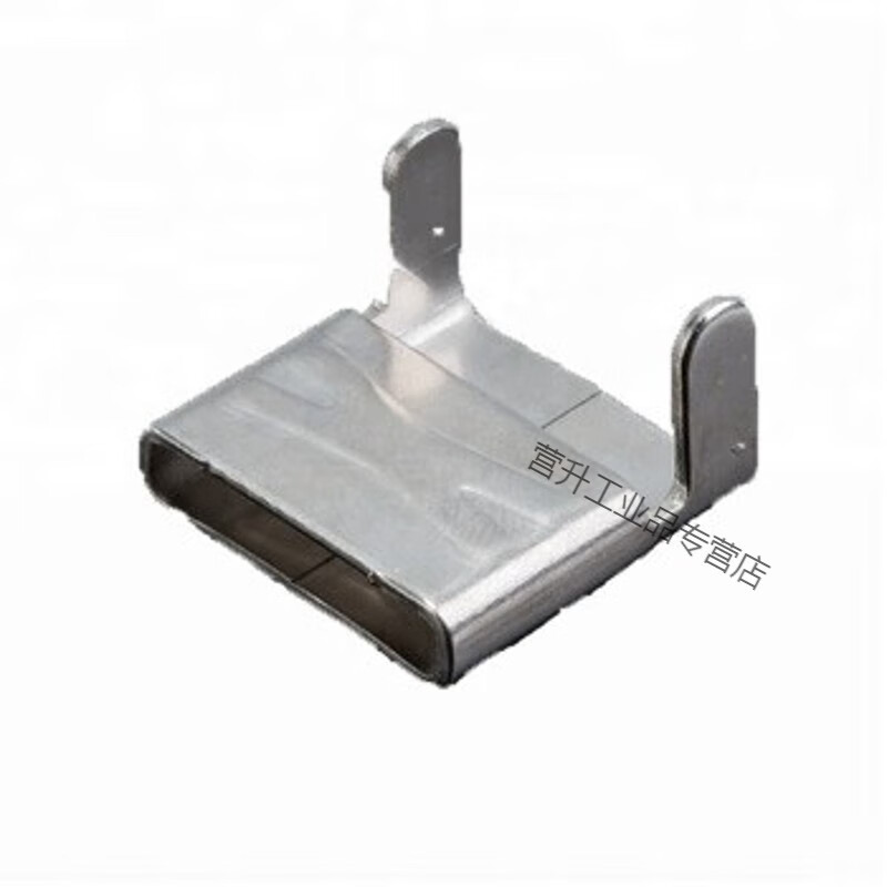 304 stainless steel tie buckle, stainless steel packing buckle for thermal insulation, L-shaped stainless steel belt buckle, buckle, L10 packing buckle, 100 pcs/pack
