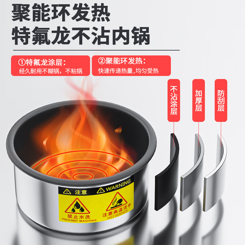 Fangchu fully automatic popcorn machine for stalls, household, commercial, Internet celebrity mobile snacks, small fruit popcorn machine, old-fashioned electric hot popcorn machine, popcorn machine, American spherical, upgraded and enlarged version, red flat top + spherical raw materials 60 packs