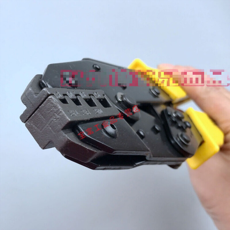 Crimping pliers needle type terminal pliers needle tube type terminal crimping pliers sleeve terminal cold pressure terminal wiring pliers crimping pliers large EU1825 needle tube terminal pliers 6-25 square