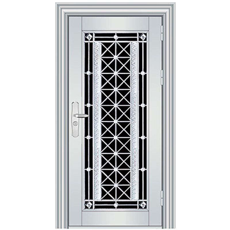 JRB Jiaruibao 304 stainless steel door single door outdoor luxury anti-theft home rural entrance balcony glass entrance door single door style 1