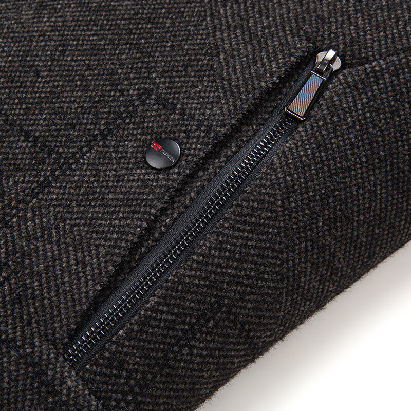 ROMON cotton jacket men's short stand collar thick warm winter business casual jacket men 2167 gray 180