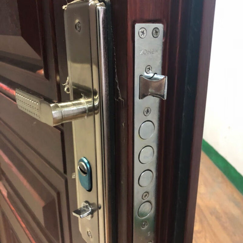 Qinkai new steel anti-theft door entrance door security door entrance door room door interior door quality is very good factory direct sales 1970*860 outsourced outer left