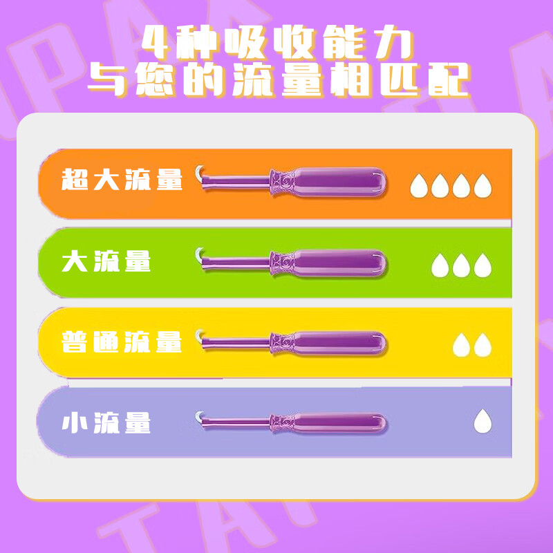 Danbis Canada imported built-in tampon radiant catheter-type menstrual cotton swab normal flow large flow Symphony 16 normal flow + 12 large flow