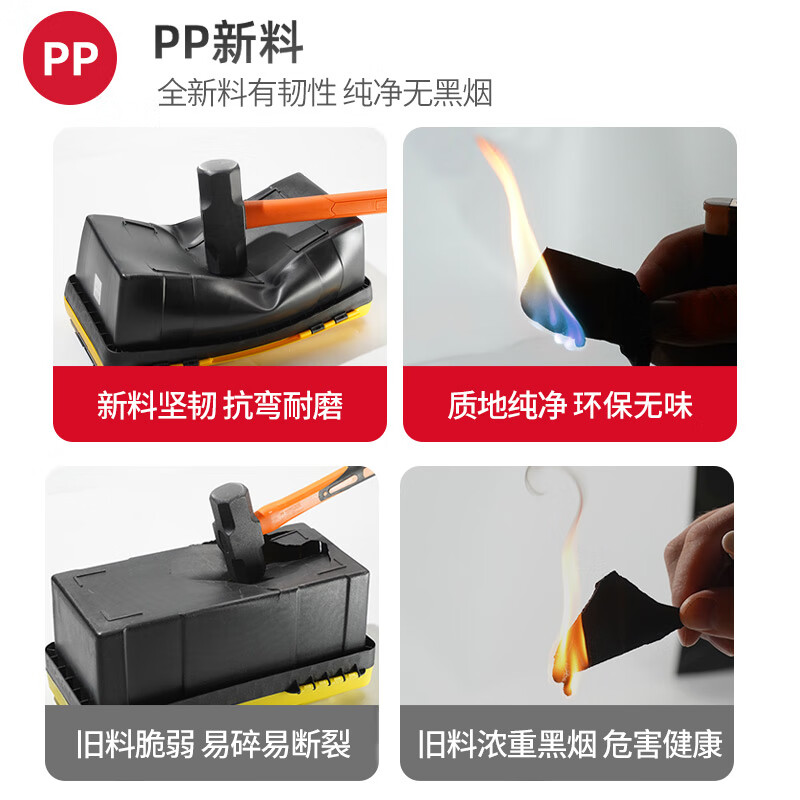 Delixi thickened tool box storage box hardware large industrial grade household portable car multi-function repair electrician