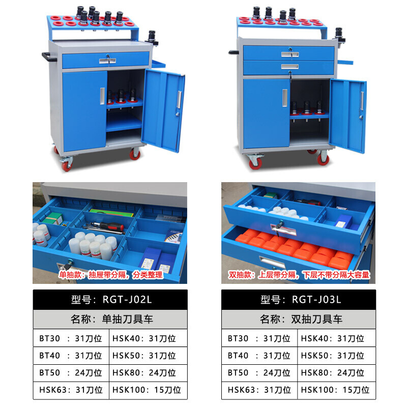 CNC tool management tool lathe cabinet CNC machining center tool holder BT30BT40BT50HSK tool holder 2021 classic HSK63