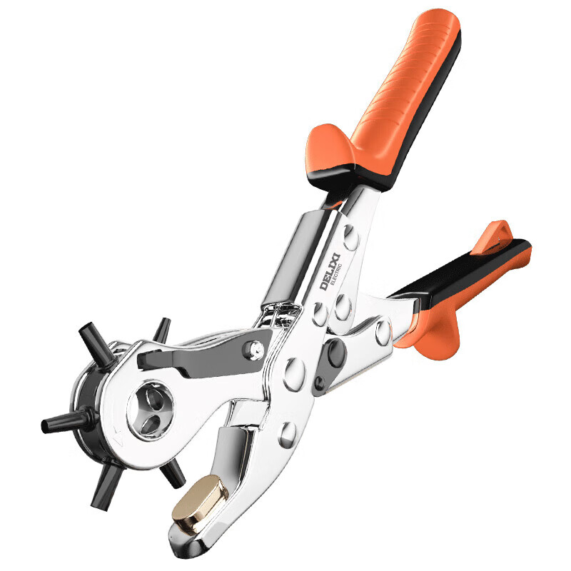 Delixi belt punch home punch belt punch pliers punch artifact watch bag eye punch