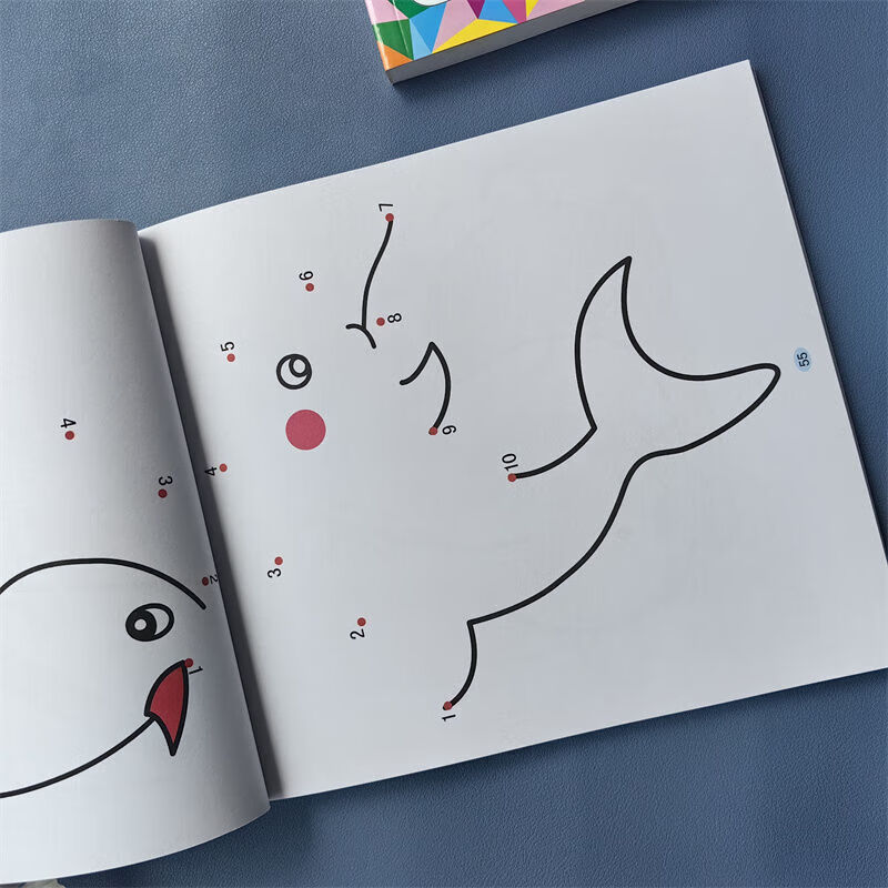 Morning Breeze Children's Painting Enlightenment Book 3-6 year old baby connecting numbers 1-20 Toddlers Connecting Drawings Toddlers Connecting Drawing Basics