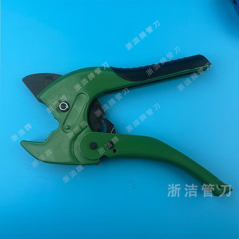 Rongbei pipe knife water pipe scissors pipe cutter pipe cutter line pipe quick scissors hot melt pipe cutting blade 42mm Teflon SK5 ratchet scissors 1 pair