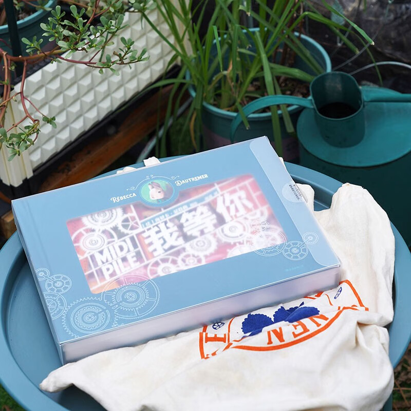 Free PVC packaging box I'm waiting for you Three-dimensional paper carving picture book Birthday and Valentine's Day gift book Picture book Queen Haibeka Classic literature heart-warming fairy tale holiday gift Houlang genuine