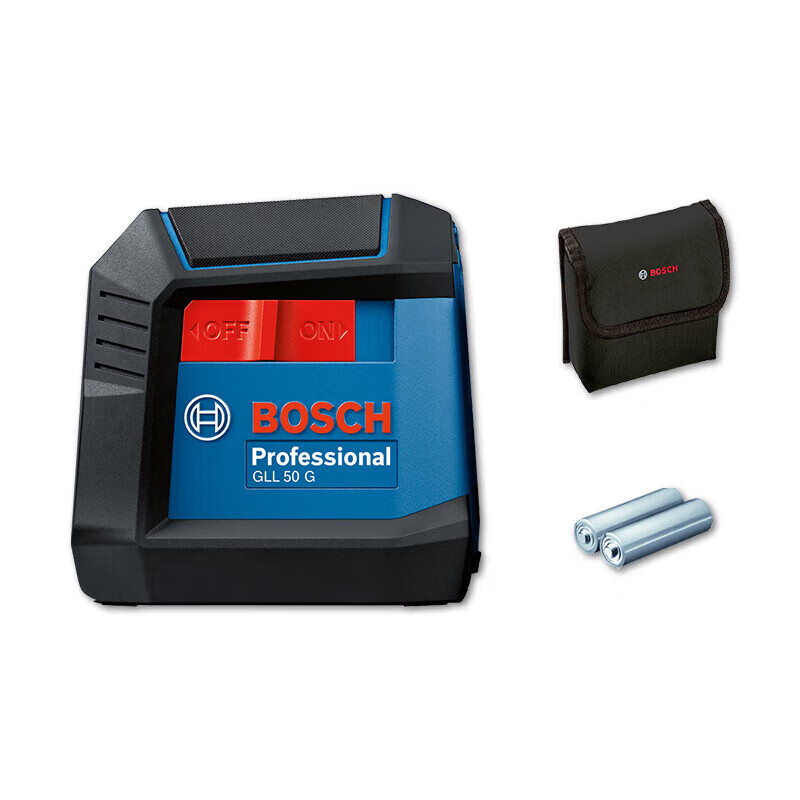 Bosch (BOSCH) level laser line projection green light mark GLL30G/50G indoor and outdoor leveling line high-precision bright light GLL50G battery charger + bracket