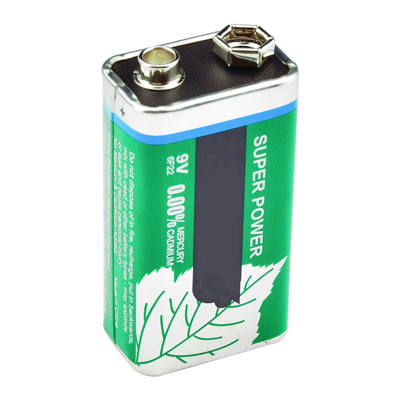 Ouhuayuan 9V square battery 9V 6F22 smoke alarm multimeter microphone microphone toy 1604G universal