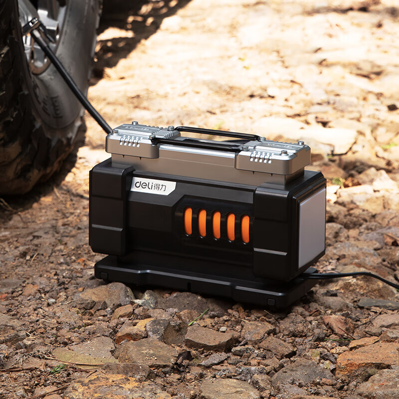 Deli dual-cylinder car wired air pump tank dual 30-cylinder pro available high-power air pump Xiaomi YU7 tire