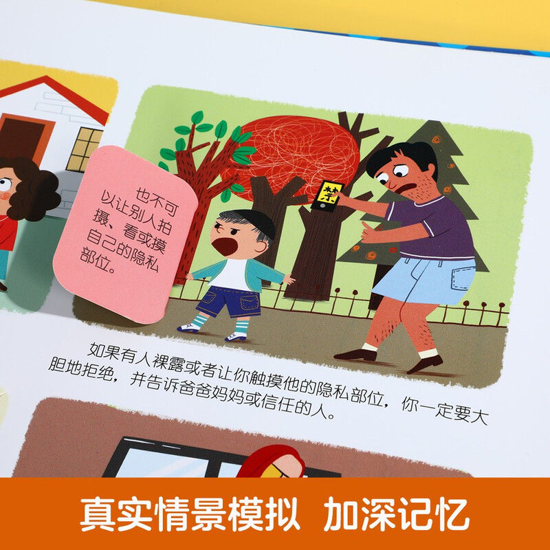 Gender knowledge interactive game book 3-6 years old fun children's popular science enlightenment flip book kindergarten picture book (children's physiological education enlightenment)