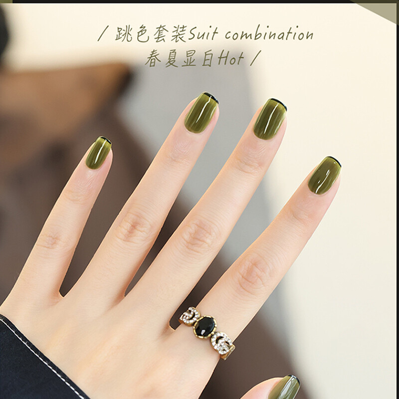 Sweet Color unscented environmentally friendly nail polish no-bake avocado green 12ml matcha green fresh green quick-drying New Year gift