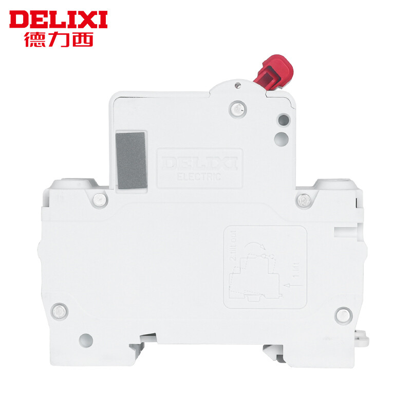 DELIXI household air switch micro circuit breaker overload protector main switch air switch DZ47s C type 2P 63A
