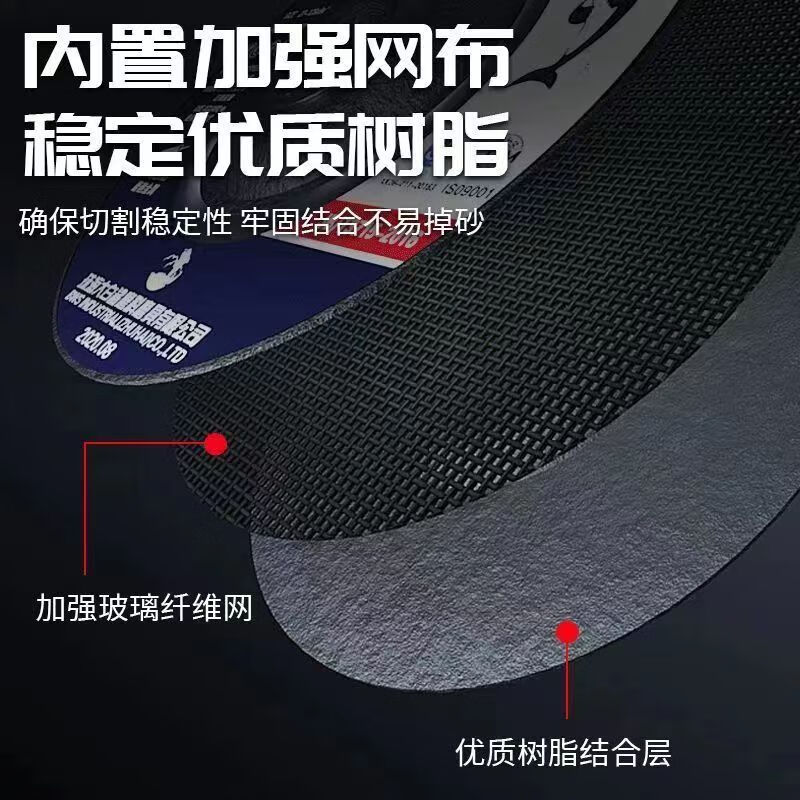 Wen Yijia customized polishing disc angle grinder grinding disc thickened grinding wheel disc polishing disc hand grinding wheel grinder grinding polishing disc 125*6*22 whole box 100 pieces