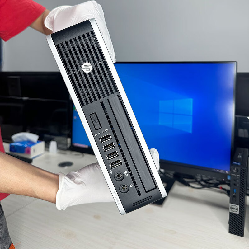 HP HP commercial office desktop computer Mini home micro mini host complete machine online class entertainment mini host 4K living room second-hand 95 new built-in WiFi Core i5/8G memory/256G solid state