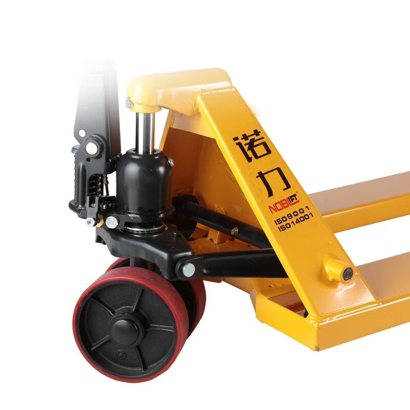 NOBLELIFT manual ground cow DF2 ton hydraulic pallet handling forklift, outer width 550, fork length 1150mm, polyurethane wheel