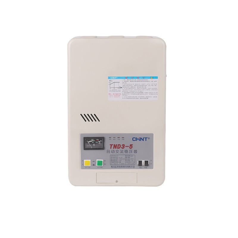 Chint (CHNT) voltage regulator TND3 (TSD)-5 single-phase wall-mounted automatic AC voltage regulator 5000W air conditioner TV computer voltage regulator