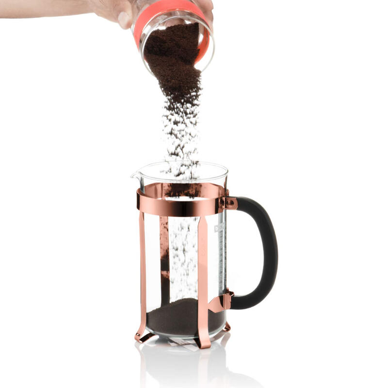 BODUM Chambord French Press 1000ml stainless steel glass coffee pot made in Portugal