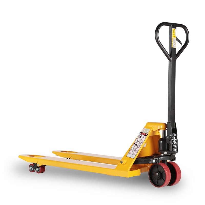 NOBLELIFT manual ground cow DF2 ton hydraulic pallet handling forklift, outer width 550, fork length 1150mm, polyurethane wheel