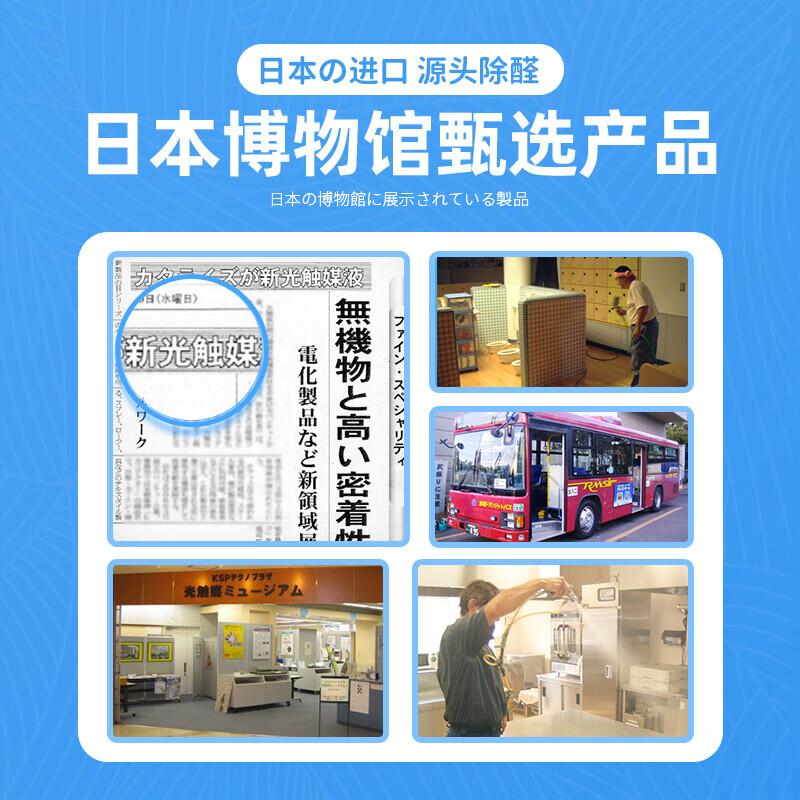 ONEMILLI Japan imported formaldehyde removal spray photocatalyst removes formaldehyde, deodorizes new house, urgently moves in, car furniture removes odor