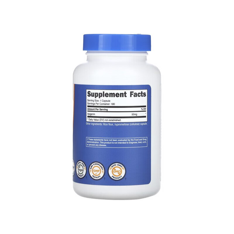 NUTRICOST Apigenin 50 mg 180 Capsules