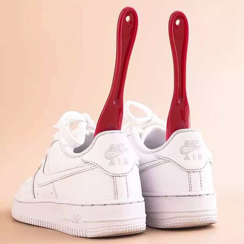 TaTanice Shoehorn Short Handle Plastic Shoe Lifter Can Hang Household Shoe Slider Lazy People Portable Shoe Wearing Artifact Shoe Handle Shoe Puller