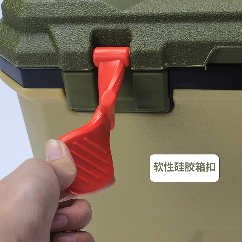 Warm Ice Bear 36-170L take-out insulated box commercial stall heat preservation PU outdoor camping fishing large capacity ice cooler 36L wheeled model