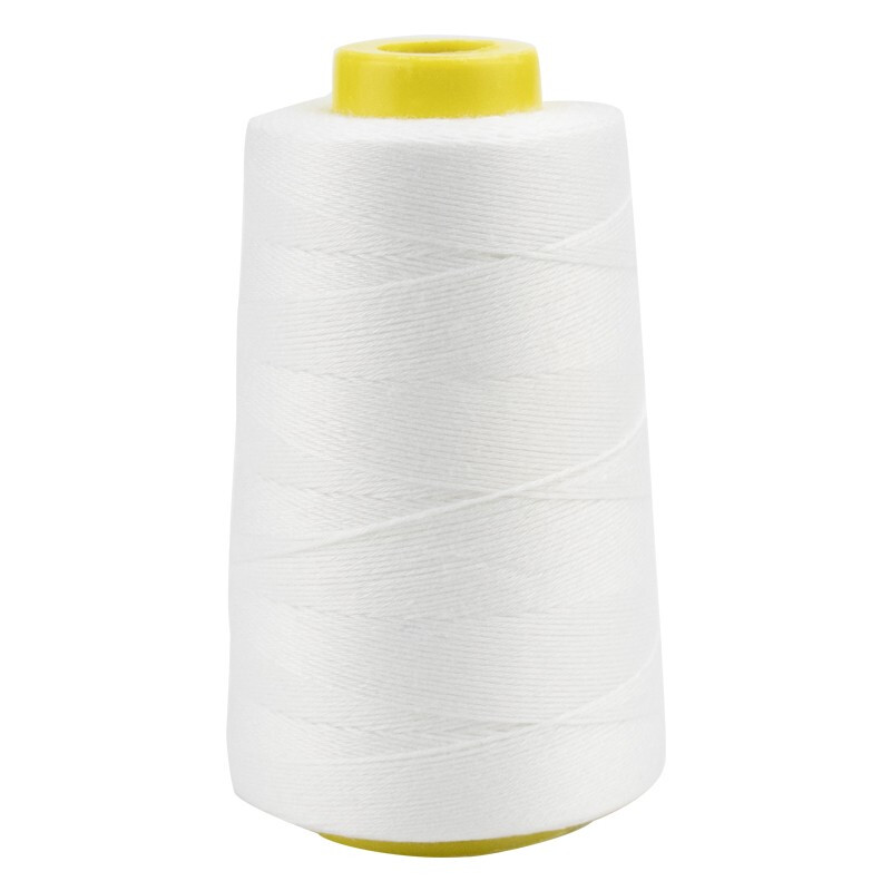 Hasdick HKW-202 portable packing thread, sewing thread, sealing machine thread, white 6 strands, net weight 125g (5 rolls)