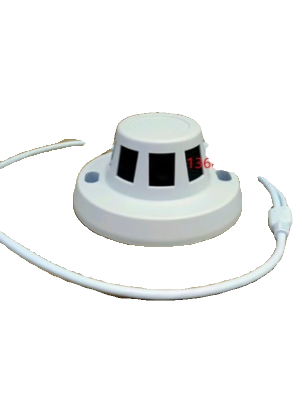 POE powered security alarm camera smoke sensor housing network camera fire monitor plastic housing POE-400W