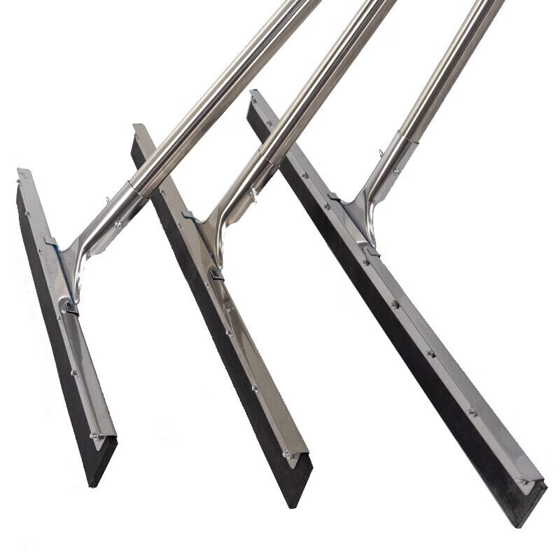 Hasdick floor wiper 75cm rubber (stainless steel pole) bathroom wiper floor scraper wiper sweeper commercial floor scraper HKZX-63