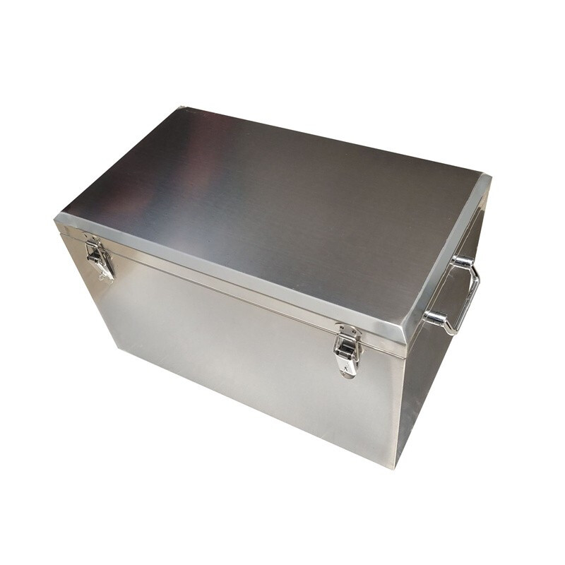 Canxiang Construction 304 stainless steel tool box with wheels, thickened small and large size, hardware tool box, storage box, storage box 304-Length 600 Width 300 Height 300