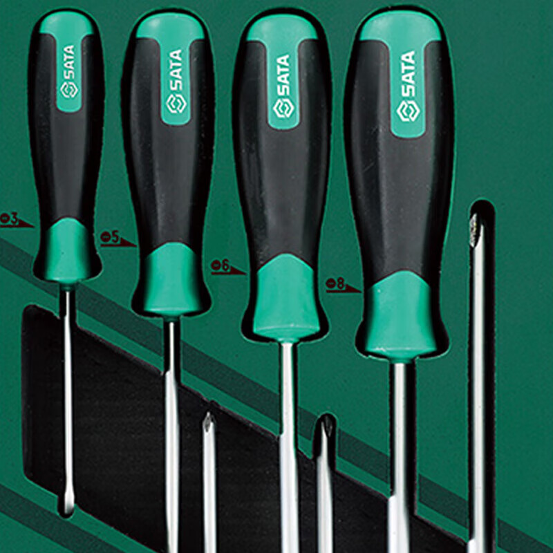 SATA T series cross-blade screwdriver tool set 9pcs 09913A