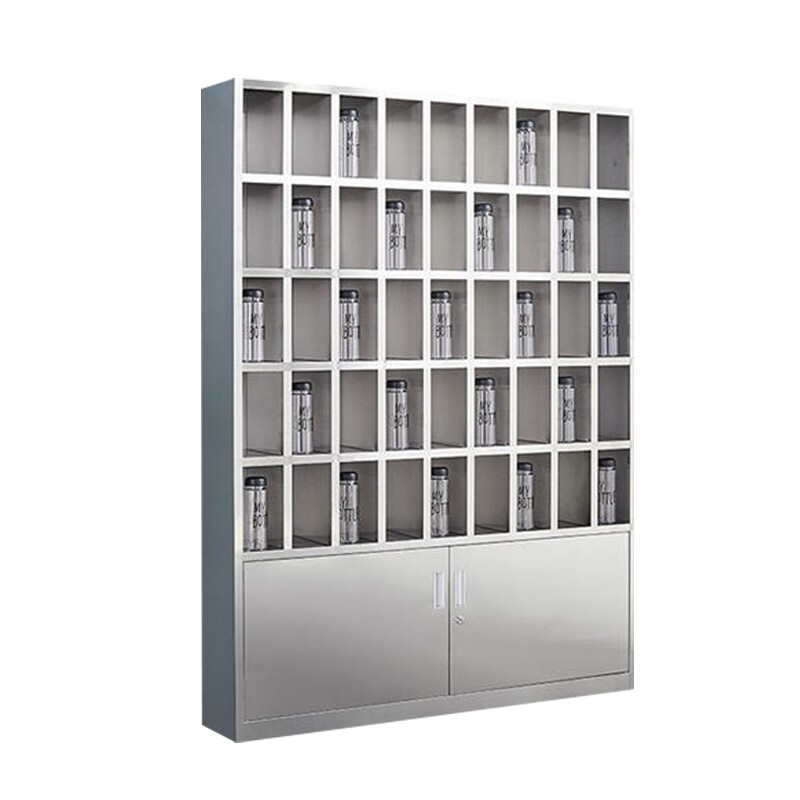 KINKOCCL stainless steel 201 water cup storage rack tea cup cabinet storage cabinet 45 compartments