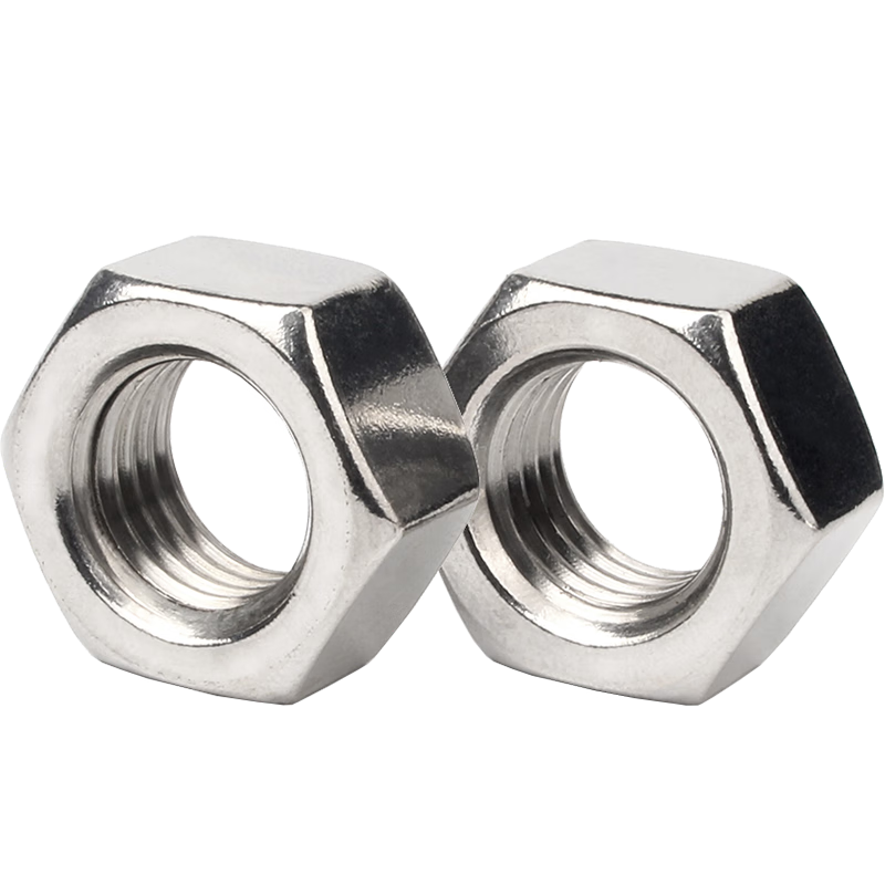 GUWANJI hexagonal nut stainless steel nut hexagonal nut screw nut 304 hexagonal nut M4 500 pieces/pack