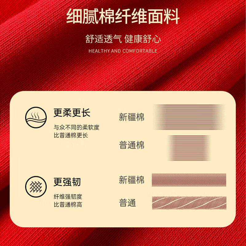 Langsha big red vest men's Qiji red inner wear pure cotton animal year wedding underwear bottoming singlet for men