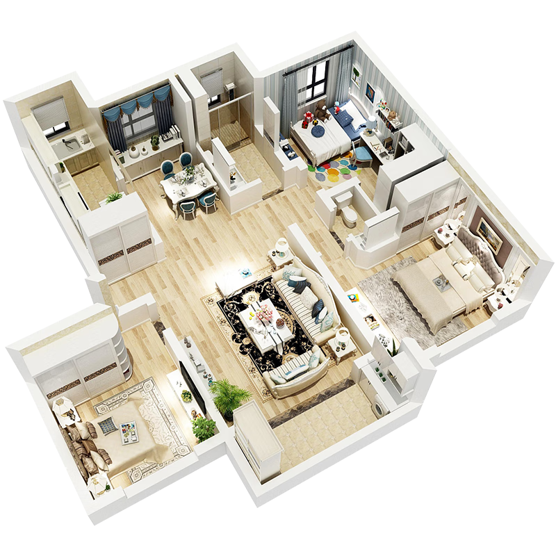 Temple of Heaven decoration privilege card, Beijing free door-to-door measurement and house layout plan, one-stop home decoration, reservation deposit