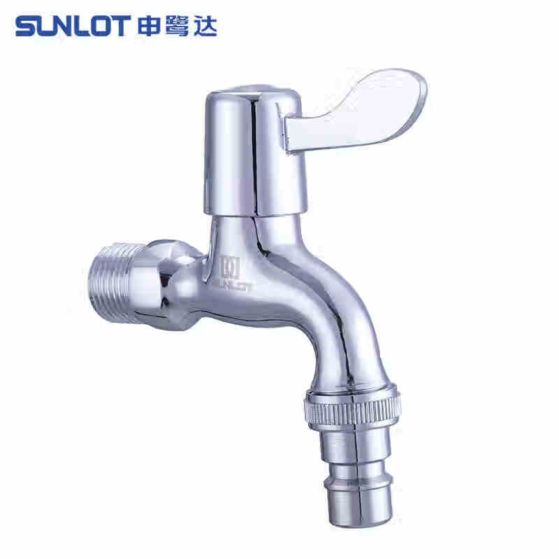 Shenluda launches new single-cooled medium-length household washing machine special faucet connector dual water nozzle 11 LD11717