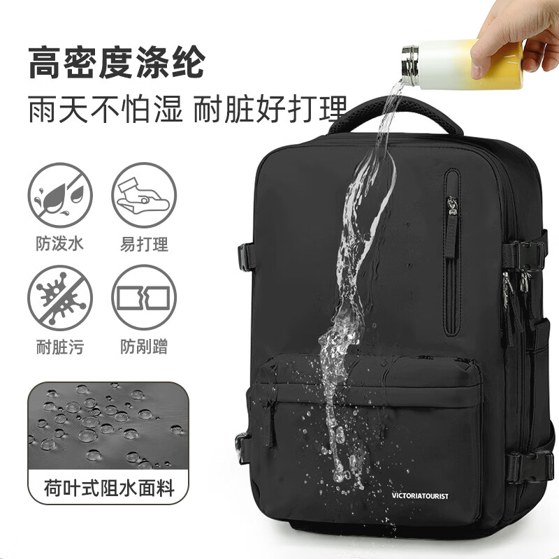 VICTORIATOURIST Backpack Travel Bag Men's Business Travel Multifunctional Luggage Bag Travel Dry and Wet Separation School Bag Women's Large Capacity Backpack