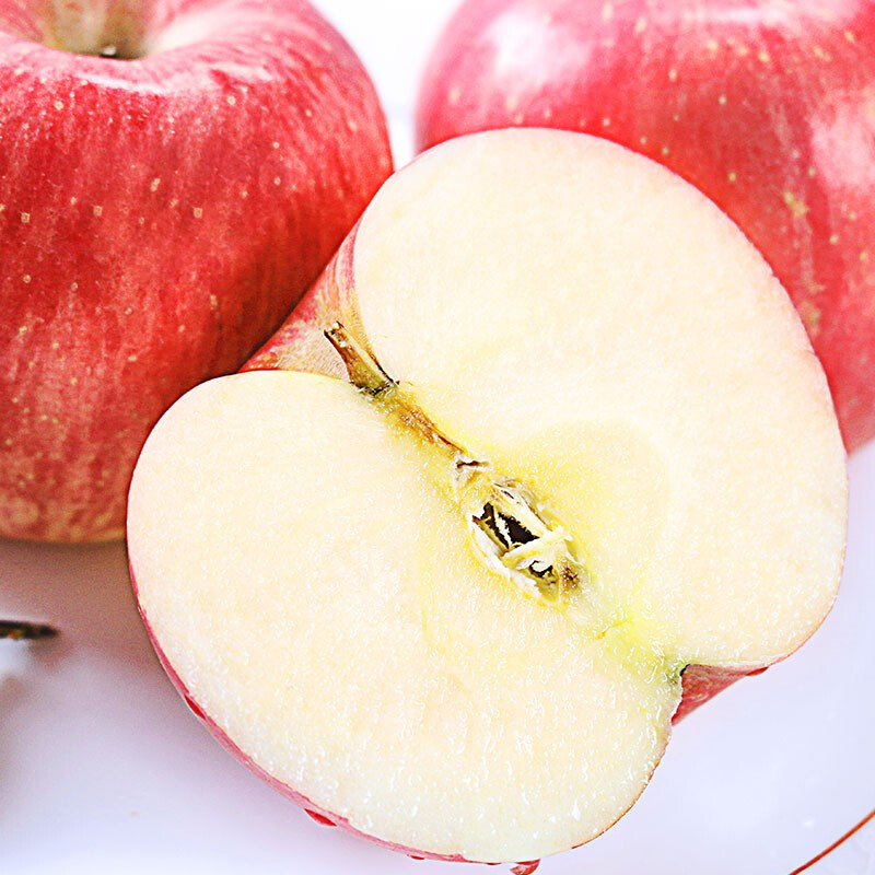 Jingxiansheng Yantai Red Fuji Apple 4 pieces, single fruit 160-190g, fresh fruit