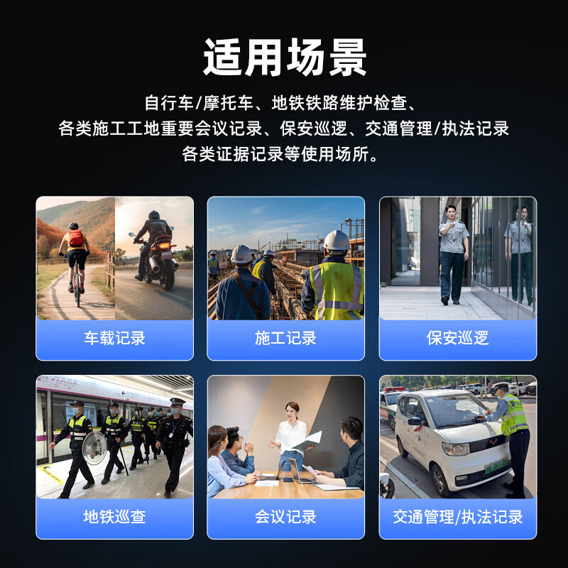 Qianli 1080p HD camera conference recorder video recorder wearable back clip camera portable card video rechargeable battery camera mobile phone remote monitoring 4G remote model with 32G card