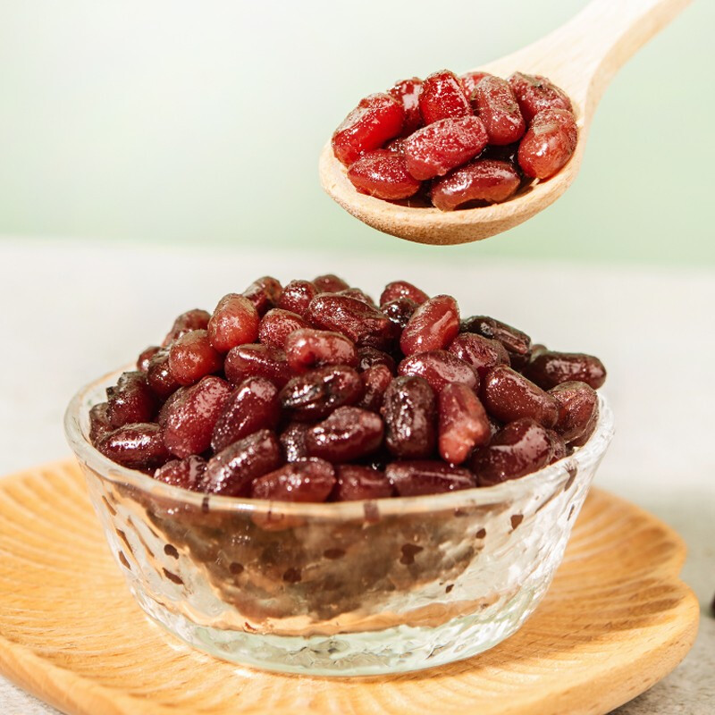 Baizuan Honey Bean 500g Red Adzuki Bean Sugar Natto Baking Ingredients Household Ingredients Dessert Milk Tea Shop Ingredients